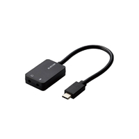 エレコム オーディオ変換アダプター(USB Type-C(TM)) ブラック USB-CADC02BK