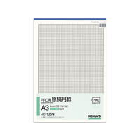 コクヨ PPC用原稿用紙A3タテ 5mm方眼ブルー刷り 50枚 A35mm方眼青76×521冊 F874928-ｺﾋ-135N