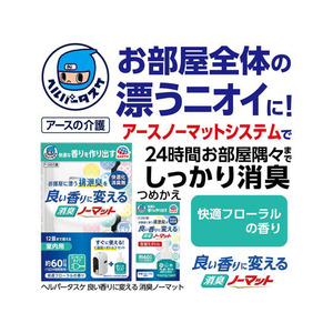 アース製薬 ヘルパータスケ 消臭ノーマット 取替ボトル 快適フローラル 60日 FC25910-イメージ3