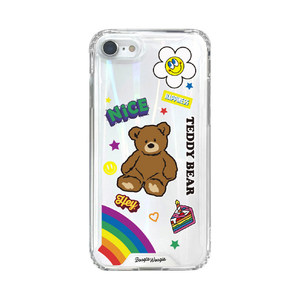 BOOGIE WOOGIE iPhone SE(第3世代)/SE(第2世代)/8/7用オーロラケース Teddy Bear BW22702ISE3-イメージ1