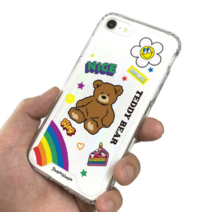 BOOGIE WOOGIE iPhone SE(第3世代)/SE(第2世代)/8/7用オーロラケース Teddy Bear BW22702ISE3-イメージ4