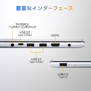 ASUS ノートパソコン e angle select ASUS Vivobook 16X クールシルバー K3604ZA-MBWSI3ED-イメージ8