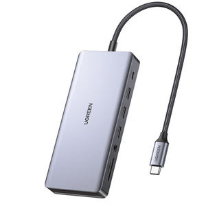 UGREEN Revodok Pro 13-in-1 USB-Cハブ 15978 グレー UGR-OT-000017-イメージ1