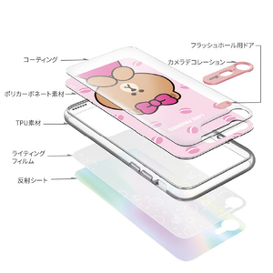 LINE FRIENDS iPhone SE(第3世代)/SE(第2世代)/8/7用LINE FRIENDS LIGHT UP CASE サリーエッグ KCL-LSA002-イメージ2