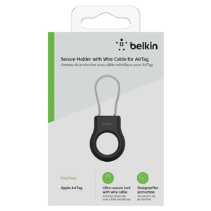 BELKIN AirTag用ワイヤー保護ケース ブラック MSC009BTBK-イメージ6