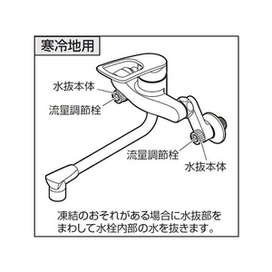 ＳＡＮＥＩ シングル混合栓 FC626JR-1147071-イメージ7