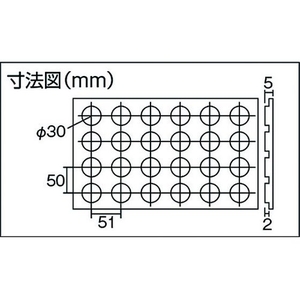 トラスコ中山 コインマット 1000×2500mm FC086HG-2882132-イメージ3