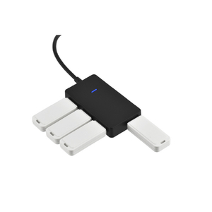 グリーンハウス 4ポート USB2．0 HUB 広々ポート ブラック GH-HB2A4A-BK-イメージ2