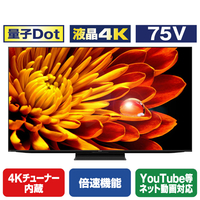 シャープ 75V型4Kチューナー内蔵4K対応液晶テレビ AQUOS XLED 4TC75EP1