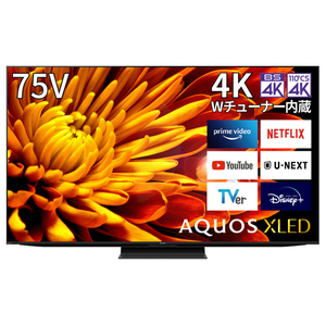 シャープ 75V型4Kチューナー内蔵4K対応液晶テレビ AQUOS XLED 4TC75EP1-イメージ3