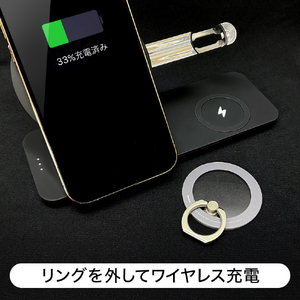 AAUXX スマートフォンリング iRing Mag パールホワイト UMS-IR15MGCW2-イメージ9