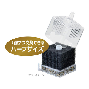 ジェックス ロカボーイM ストロングスポンジ 4個パック FCB4037-イメージ5