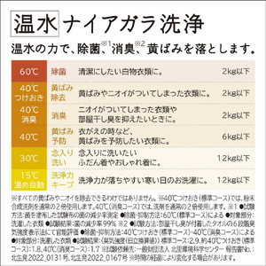 日立 【左開き】12．0kgドラム式洗濯乾燥機 ビッグドラム ホワイト BD-SW120KL W-イメージ11