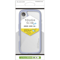 エレコム iPhone 16用TOUGH SLIM LITE ハイブリッドケース フレームカラー ライトブルー PM-A24ATSLFCBU