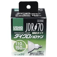 エルパ 150W形 JDRハロゲン電球 φ70 G182H:JDR110V100WLMK7UVH