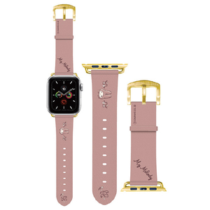 グルマンディーズ Apple Watch 41/40/38mm用レザーバンド サンリオキャラクターズ マイメロディ SANG-230MM-イメージ1