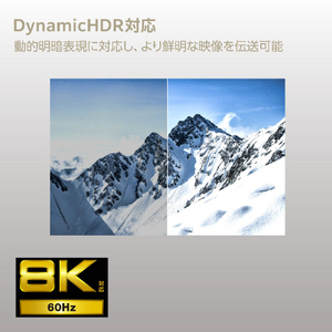 エレコム ウルトラハイスピードHDMI(R)ケーブル(1．0m) ブラック DH-HD21E10BK2-イメージ6