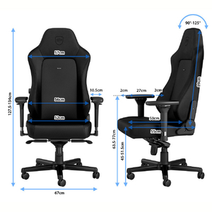 noblechairs ゲーミングチェア HERO - BLACK EDITION(ヒーロー ブラックエディション) マットブラック NBL-HRO-PU-BED-SGL-ED-イメージ10