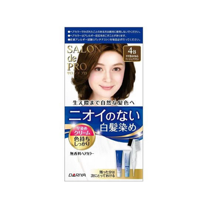 ダリヤ サロン ド プロ 無香料ヘアカラー 早染めクリーム 白髪用 4B FC603RH-イメージ1