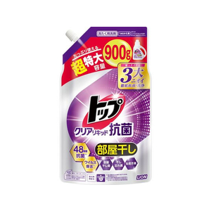 ライオン トップ クリアリキッド 抗菌 つめかえ用 超特大 900g FC964RH-イメージ1