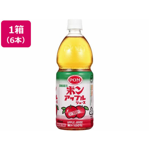 えひめ飲料 POM アップルジュース 800ml×6本 FCC6345-イメージ1