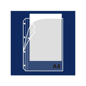 プラス クリアーホルダー4穴 A4タテ 10枚 FL-153HO F386007-88153FL153HO-イメージ5