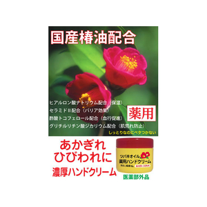 黒ばら本舗 ツバキオイル 薬用ハンドクリーム ジャータイプ80g FC26049-イメージ4