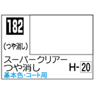 GSIクレオス Mr．カラー スーパークリアーつや消し【C182】 C182ｽ-ﾊﾟ-ｸﾘｱ-ﾂﾔｹｼN-イメージ1