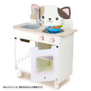 Hape E8809 アニマルキッチン(ねこ) E8809ｱﾆﾏﾙｷﾂﾁﾝﾈｺ-イメージ4