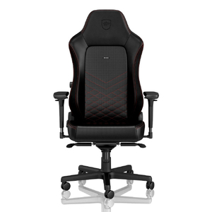 noblechairs ゲーミングチェア HERO(ヒーロー) ブラック/レッド NBL-HRO-PU-BRD-SGL-ED-イメージ6