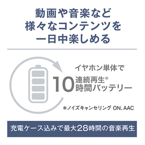 テクニクス ワイヤレスステレオインサイドフォン Technics シルバー EAH-AZ100-S-イメージ9