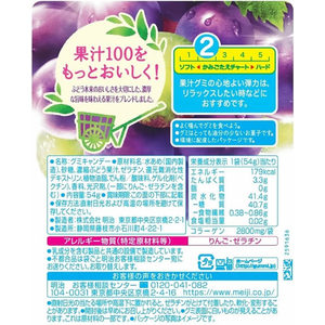 明治 果汁グミ ぶどう 54g F852010-イメージ2