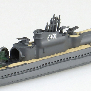 アオシマ 1/700 ウォーターライン No．452 日本海軍 特型潜水艦 伊401 AWL452ｲ401-イメージ4