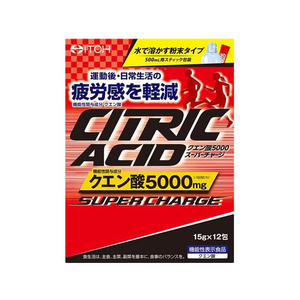 井藤漢方製薬 クエン酸5000スーパーチャージ 15g×12包 FC950MS-イメージ1