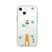 abbi FRIENDS iPhone 13用ソフトクリアケース しばたさん ミヤケ思い ABF21732I13