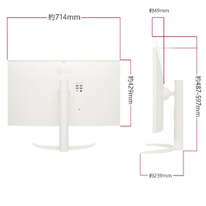 LGエレクトロニクス 31．5型液晶ディスプレイ 32SR75U-W-イメージ10