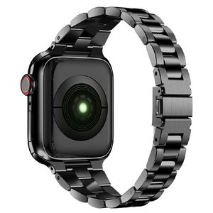 TF7 Apple Watch 41/40/38mm用イージーアジャスト メタルバンド ブラック TF72738-イメージ4