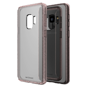 Matchnine Galaxy S9用ケース BOIDO ピンクパール(ハーフミラー) MN89738S9-イメージ1