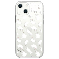 abbi FRIENDS iPhone 13用ソフトクリアケース ターちゃん パターン ABF21740I13