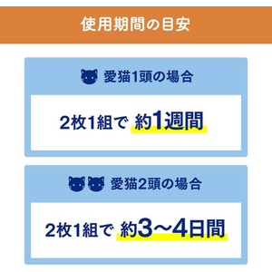 エステー ニャンとも清潔トイレ 脱臭・抗菌マット 6枚 FC914RJ-イメージ6