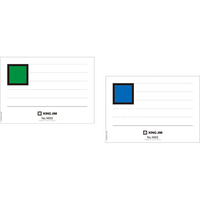 キングジム Gボックス 4655用背見出紙 青・緑 FC18861-ｾ4655ｱｵ