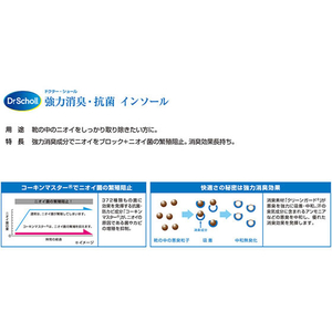 Ｓｃｈｏｌｌｓ Ｗｅｌｌｎｅｓｓ Ｃｏｍｐａｎｙ ドクター・ショール 強力消臭・抗菌インソール FCA3906-イメージ2