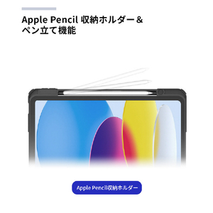 TF7 iPad 10．9インチ(第10世代)用4Way クリアYカバー サンドピンク TF109SP-イメージ8