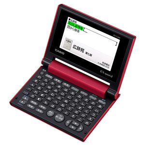 カシオ 電子辞書 EX-word レッド XDC400RD-イメージ1