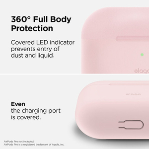 elago ORIGINAL BASIC CASE for AirPods Pro ラブリーピンク EL_APPCSSCOB_PK-イメージ3