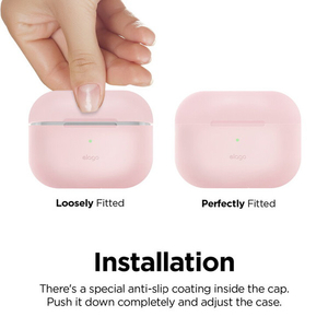 elago ORIGINAL BASIC CASE for AirPods Pro ラブリーピンク EL_APPCSSCOB_PK-イメージ4