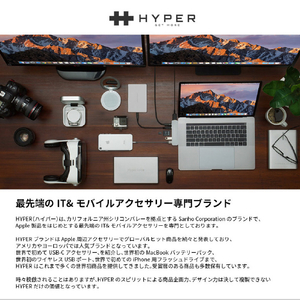 Hyper HyperDrive Next Dual 4K HDMI 7 Port USB-C ハブ HP-HD7002GL-イメージ9