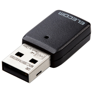 エレコム Wi-Fi 5(11ac) 867+300Mbps USB3．0対応小型無線LANアダプター ブラック WDC-867DU3S2-イメージ1