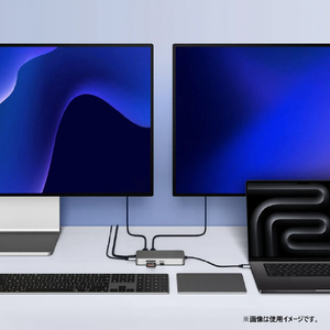 Hyper HyperDrive Next Dual 4K HDMI 10 Port USB-C ハブ For M1 M2 and M3 MacBooks HP-HDM1HBUGL-イメージ3