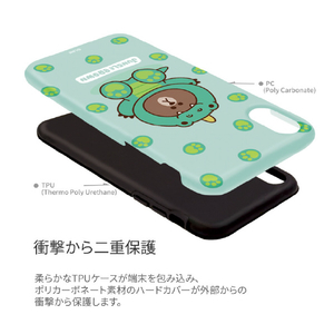 LINE FRIENDS iPhone SE3/SE2/8/7用LINE FRIENDSケース キリン KCL-DGB002-イメージ4